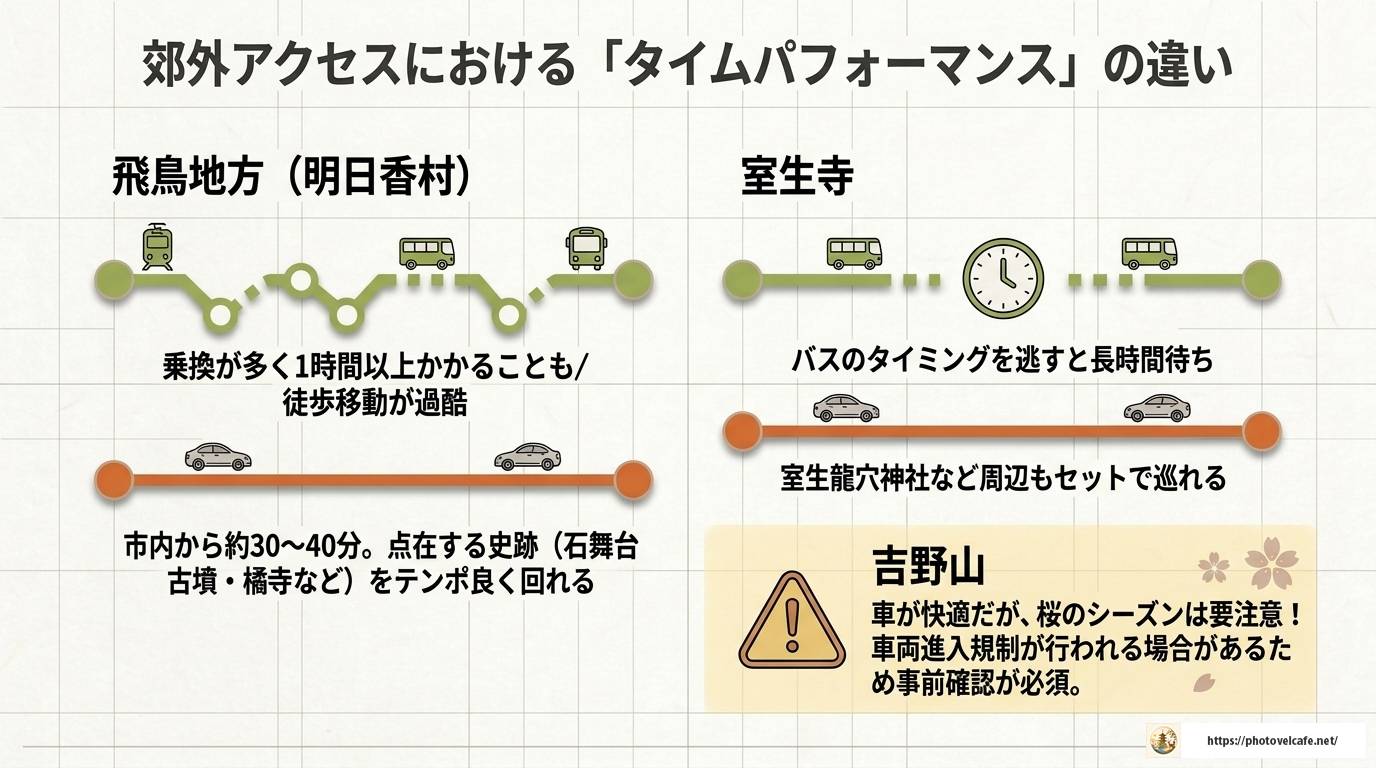 奈良観光にレンタカーは必要？メリットと使い方を解説