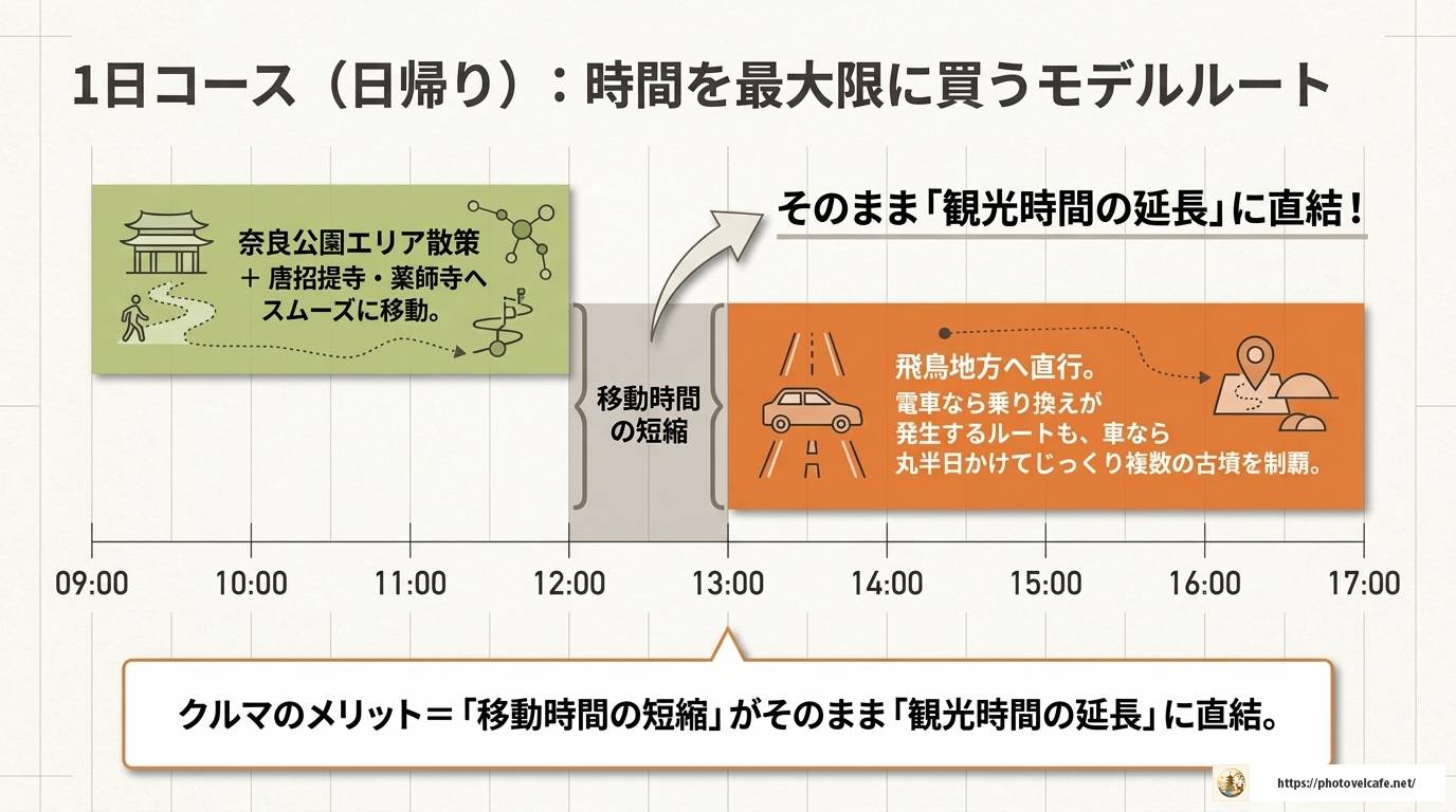 奈良観光にレンタカーは必要？メリットと使い方を解説