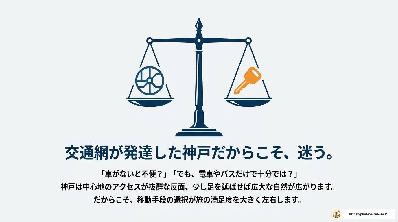 神戸観光にレンタカーは必要？賢い選び方と完全ガイド