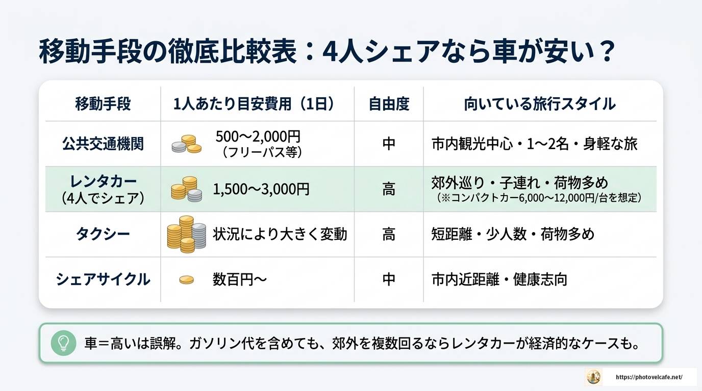 神戸観光にレンタカーは必要？賢い選び方と完全ガイド