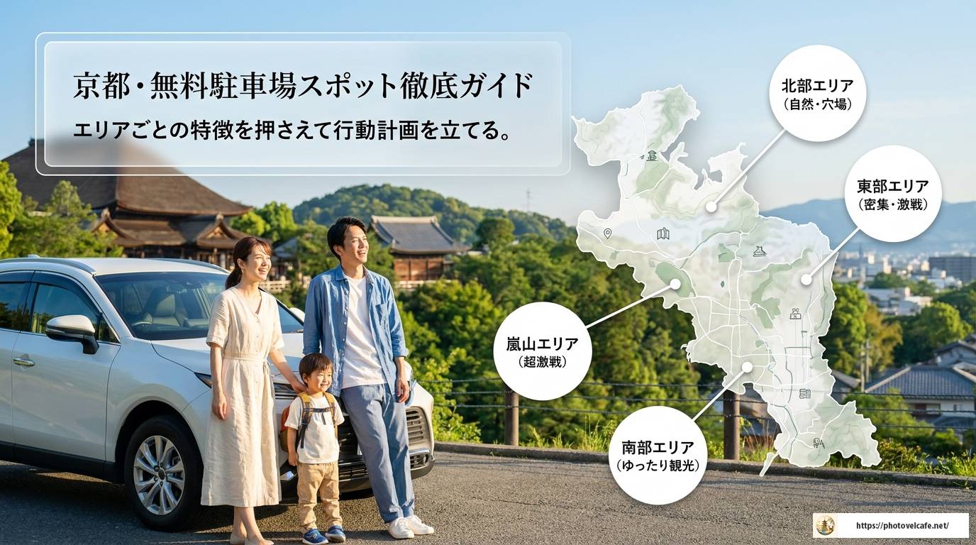 京都観光で使える無料駐車場スポットと賢い活用術まとめ