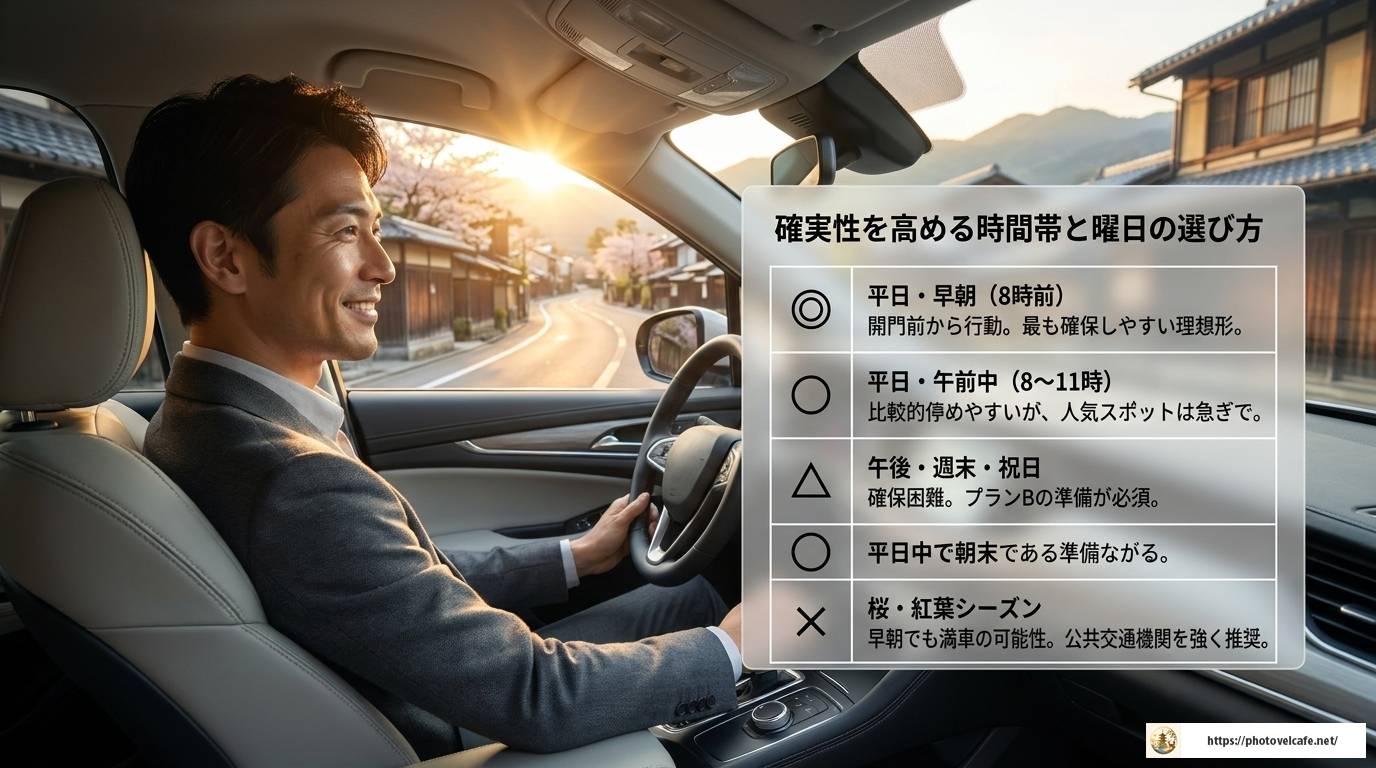 京都観光で使える無料駐車場スポットと賢い活用術まとめ