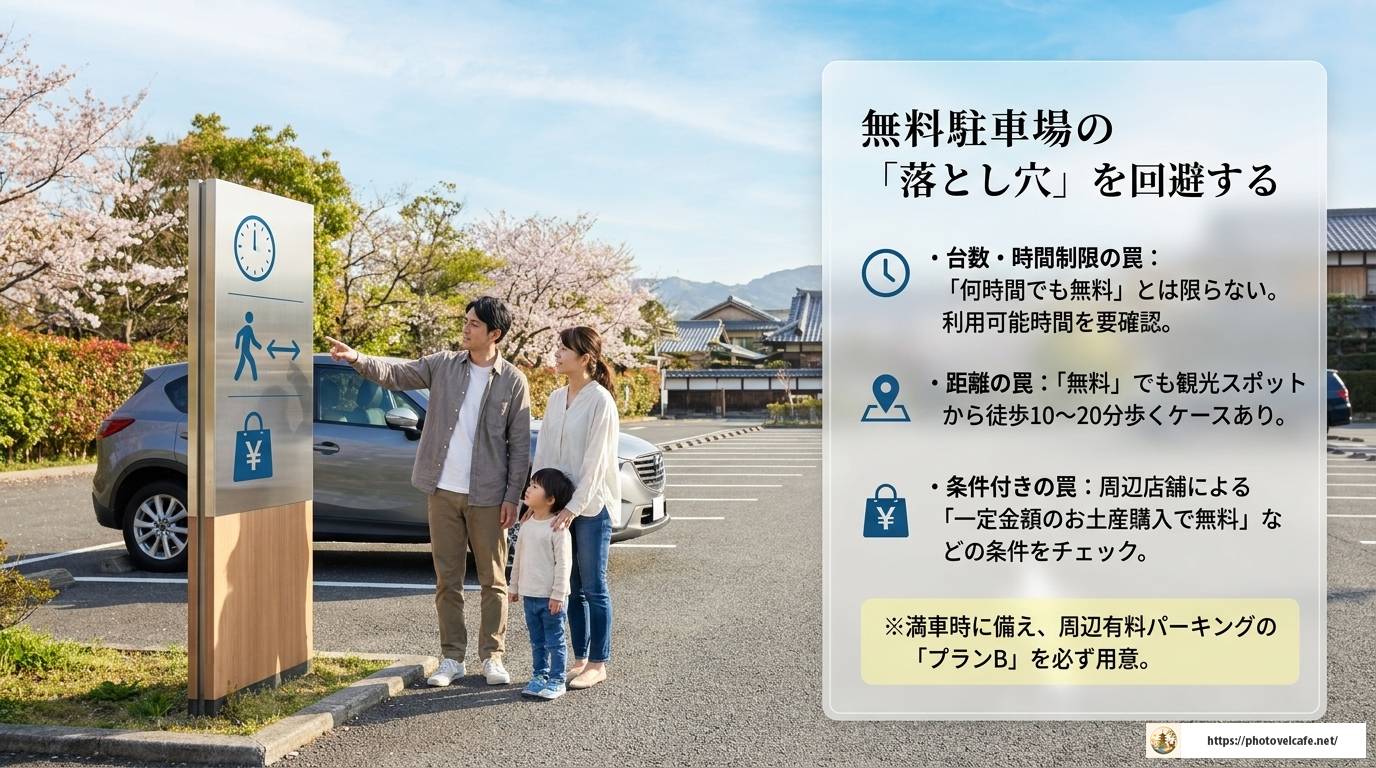 京都観光で使える無料駐車場スポットと賢い活用術まとめ