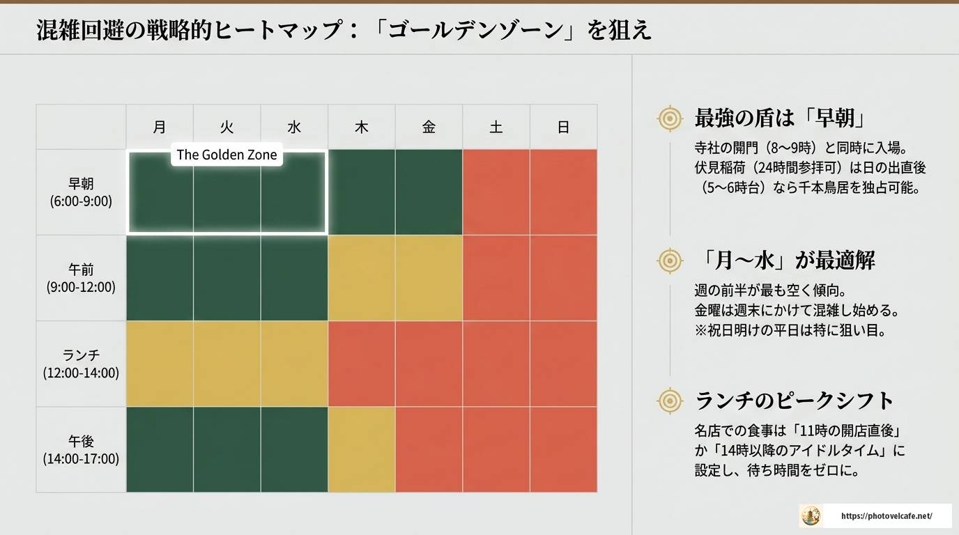 京都観光は平日がおすすめ!混雑回避と穴場スポット完全ガイド