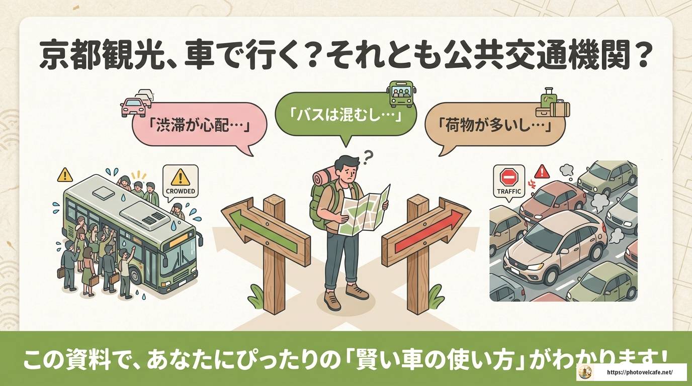 京都観光の移動手段に車を選ぶメリットと賢い使い方