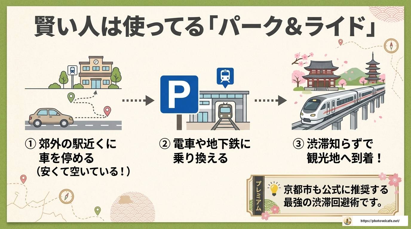 京都観光の移動手段に車を選ぶメリットと賢い使い方