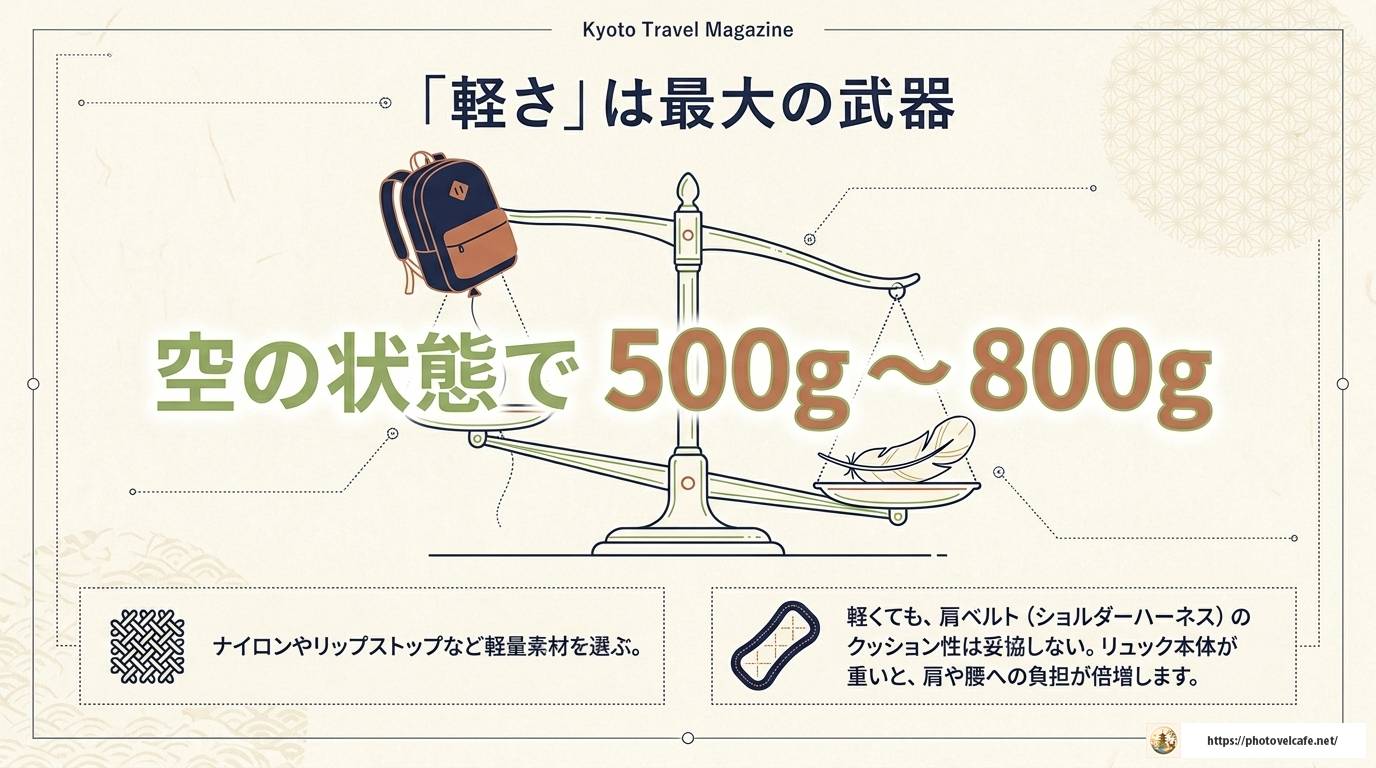 京都観光リュックの選び方完全ガイド！容量・機能・注意点まとめ