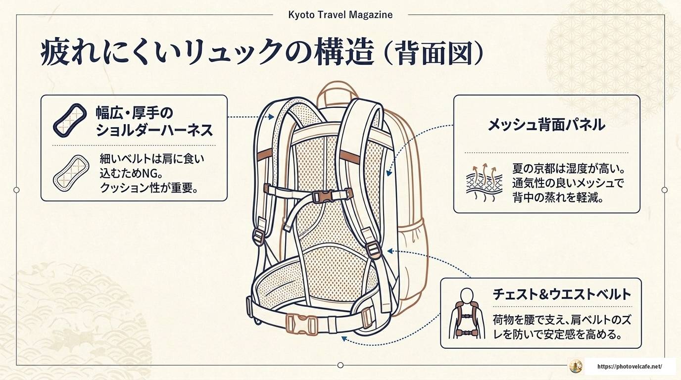京都観光リュックの選び方完全ガイド！容量・機能・注意点まとめ