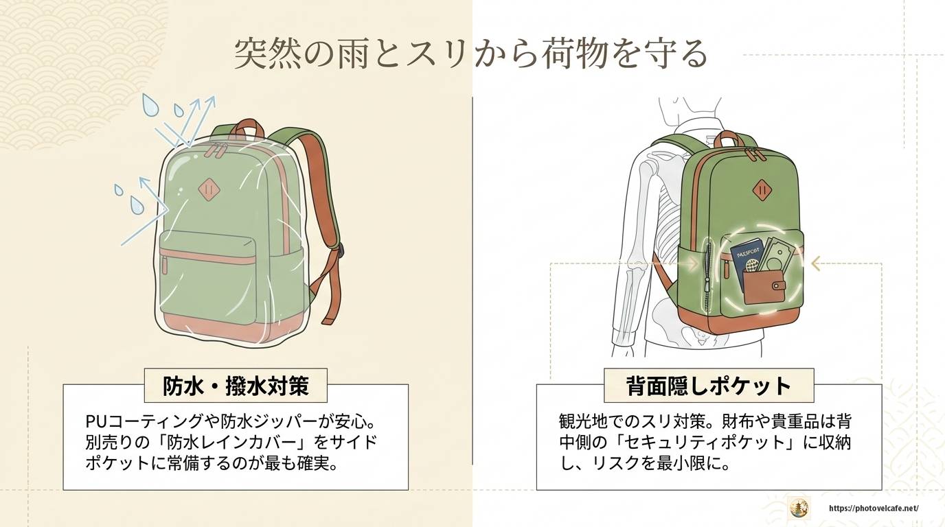 京都観光リュックの選び方完全ガイド！容量・機能・注意点まとめ