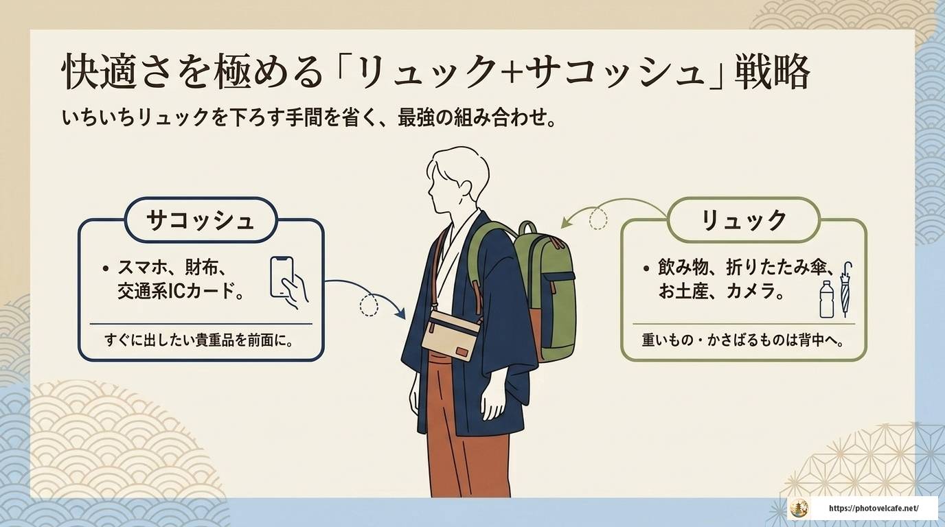 京都観光リュックの選び方完全ガイド！容量・機能・注意点まとめ