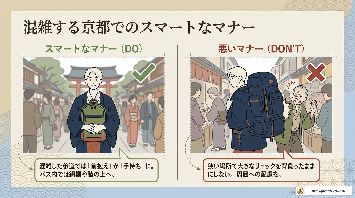 京都観光リュックの選び方完全ガイド！容量・機能・注意点まとめ