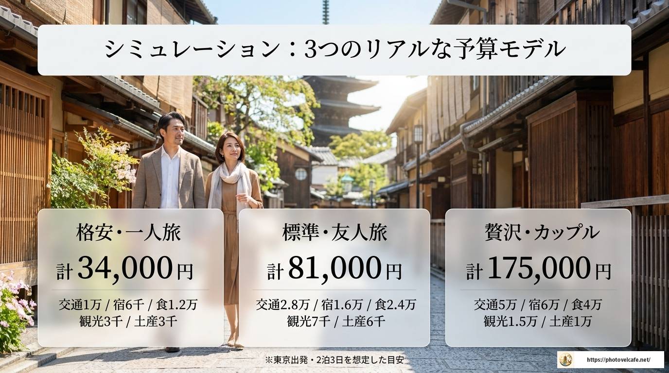 京都観光で二泊三日の予算を完全解説!節約から贅沢まで