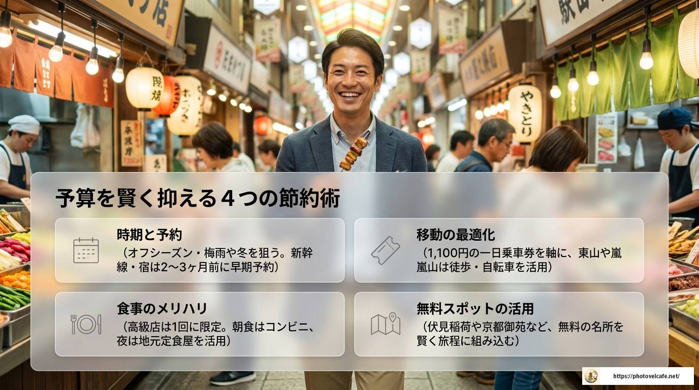 京都観光で二泊三日の予算を完全解説!節約から贅沢まで