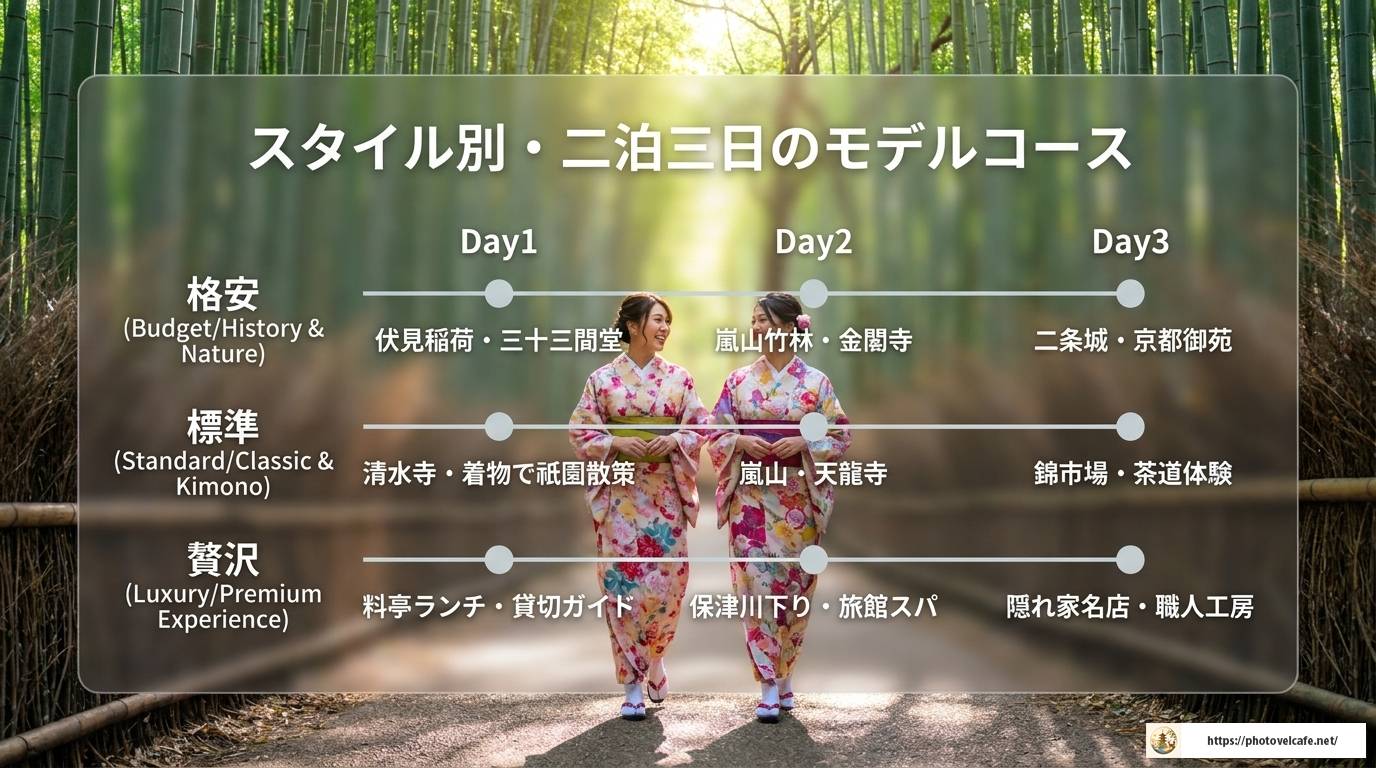 京都観光で二泊三日の予算を完全解説!節約から贅沢まで