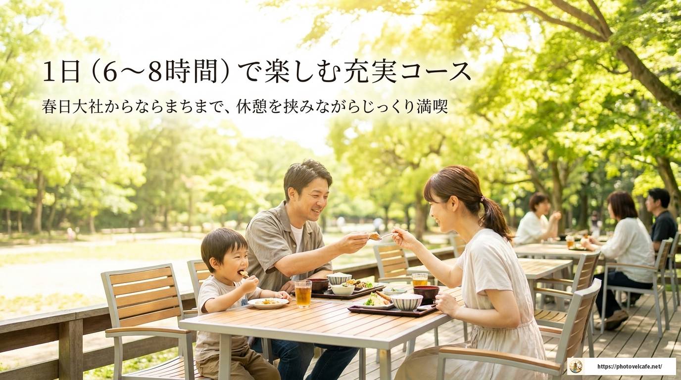 奈良公園の観光にかかる時間と効率よく巡るコツ完全版