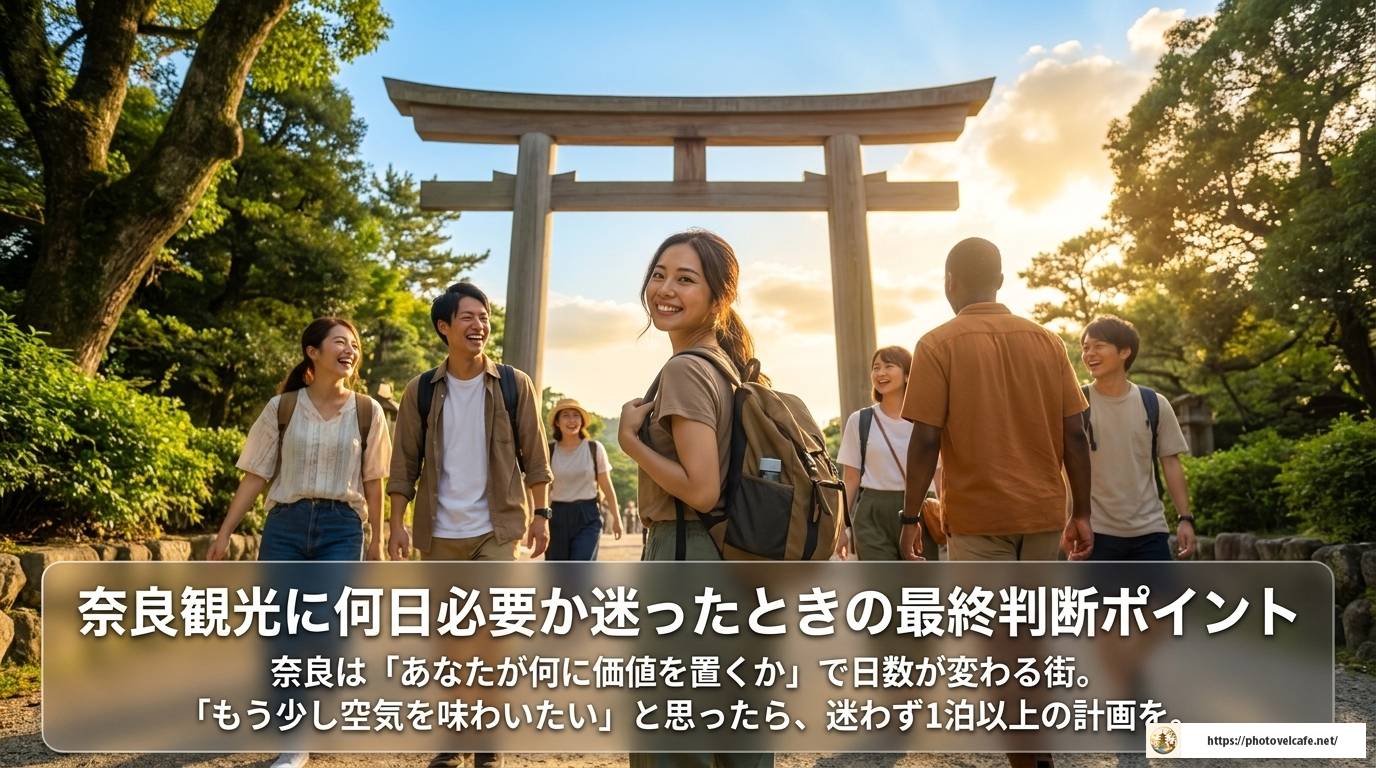 奈良観光に何日必要?目的別モデルコース完全ガイド