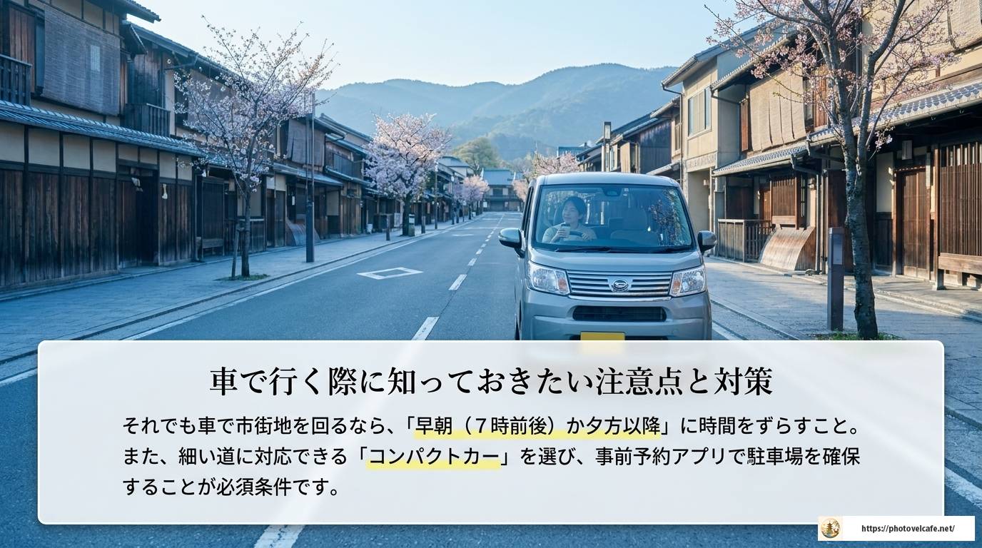 京都観光で車が不便な理由と賢い移動術を徹底解説