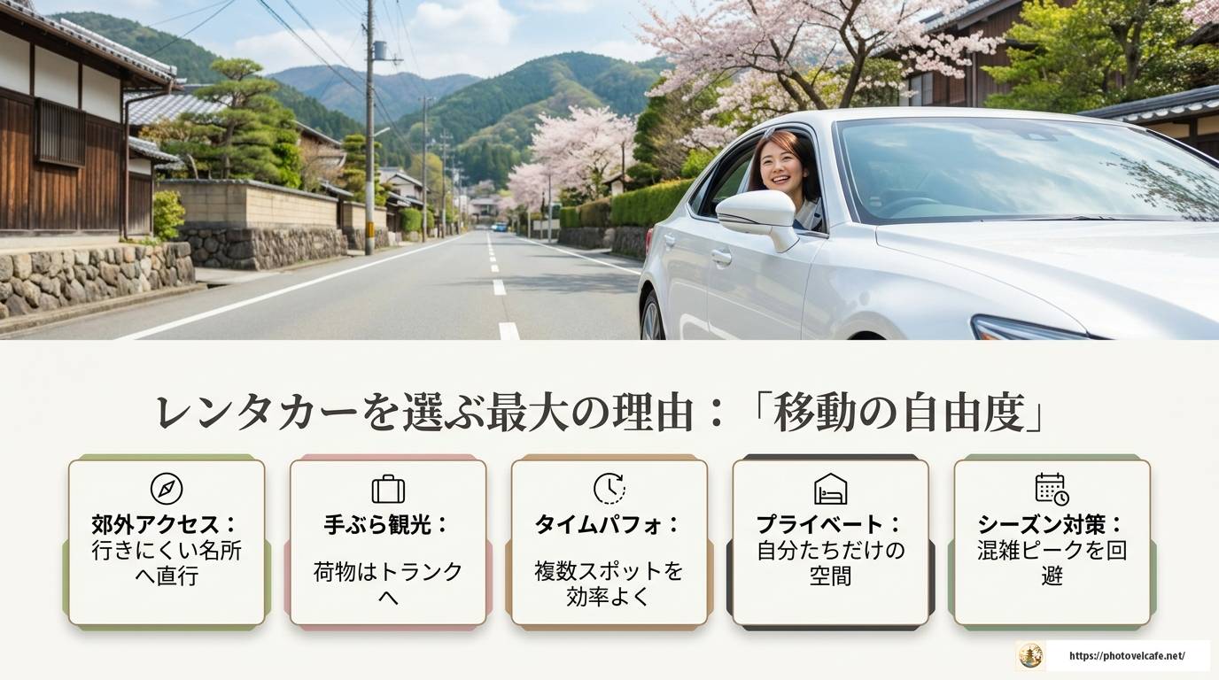 京都観光をレンタカーで満喫!選び方と注意点を完全解説