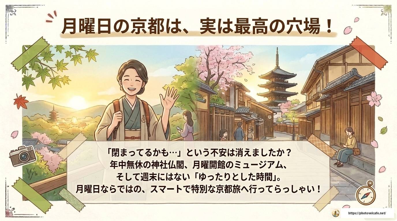 京都観光で月曜日でも楽しめる！定番スポット完全ガイド