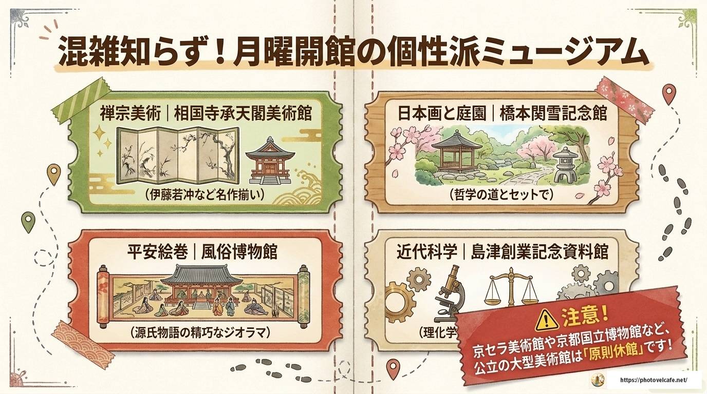 京都観光で月曜日でも楽しめる！定番スポット完全ガイド