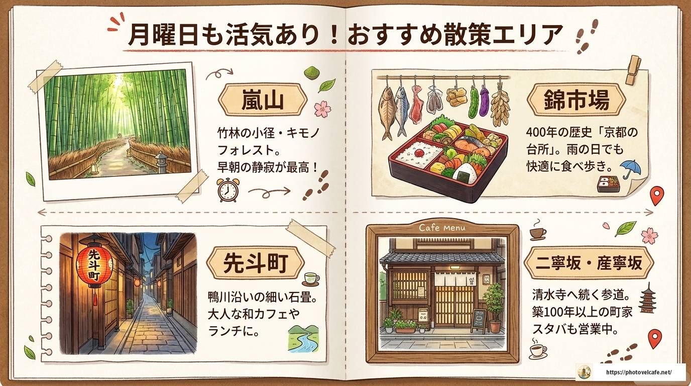 京都観光で月曜日でも楽しめる！定番スポット完全ガイド