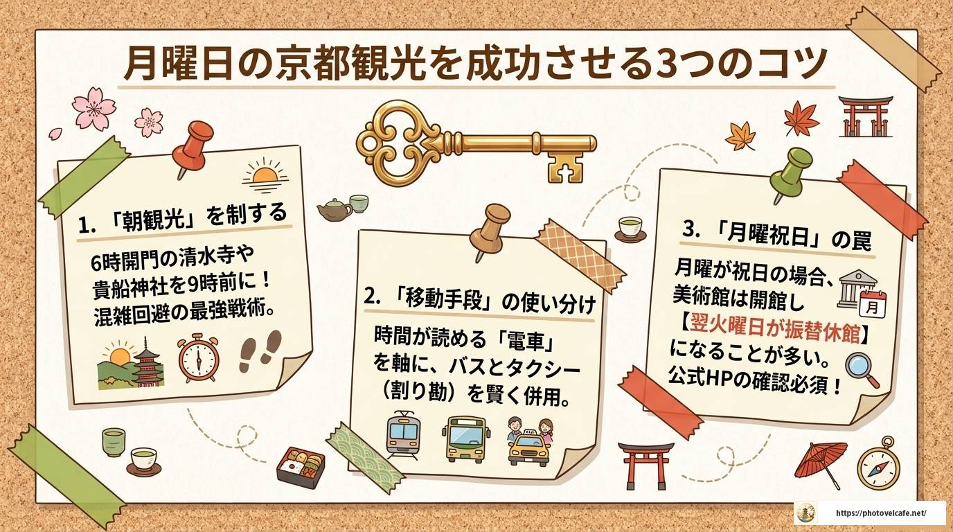 京都観光で月曜日でも楽しめる！定番スポット完全ガイド