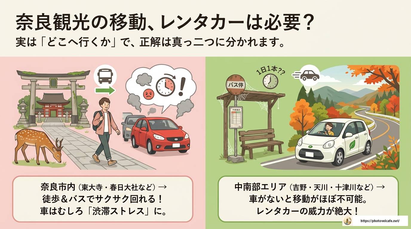 奈良観光をレンタカーで満喫！エリア別完全ガイド