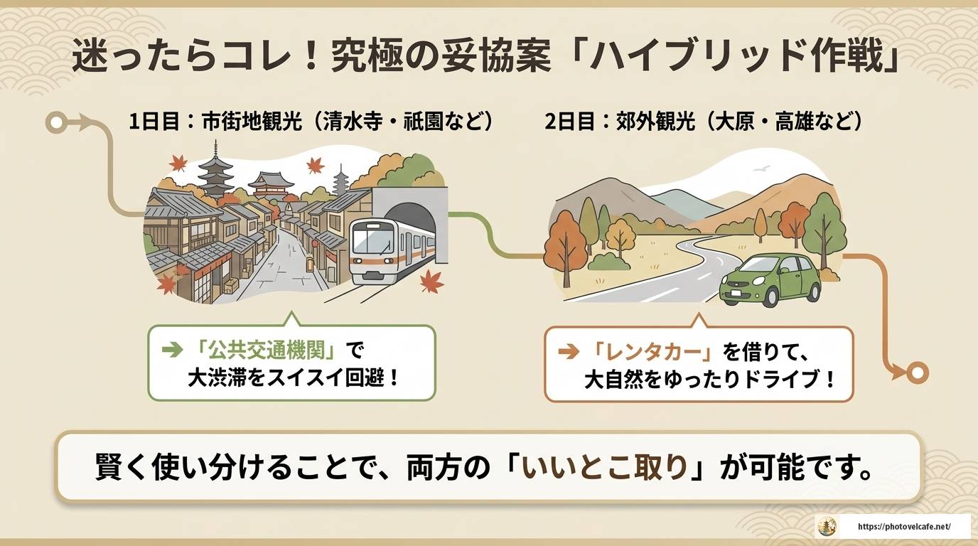 京都観光の移動手段にレンタカーは使える?徹底解説