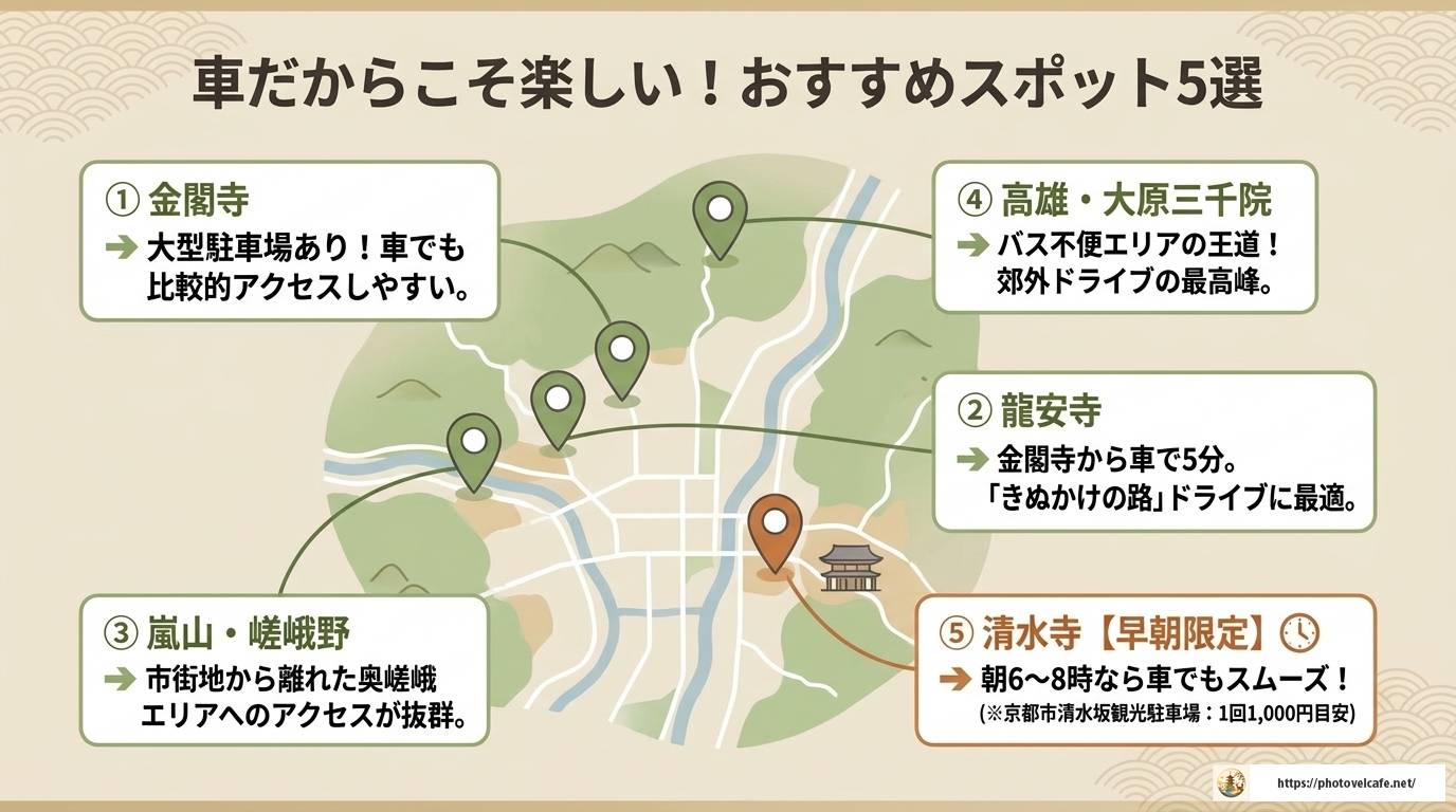 京都観光の移動手段にレンタカーは使える?徹底解説
