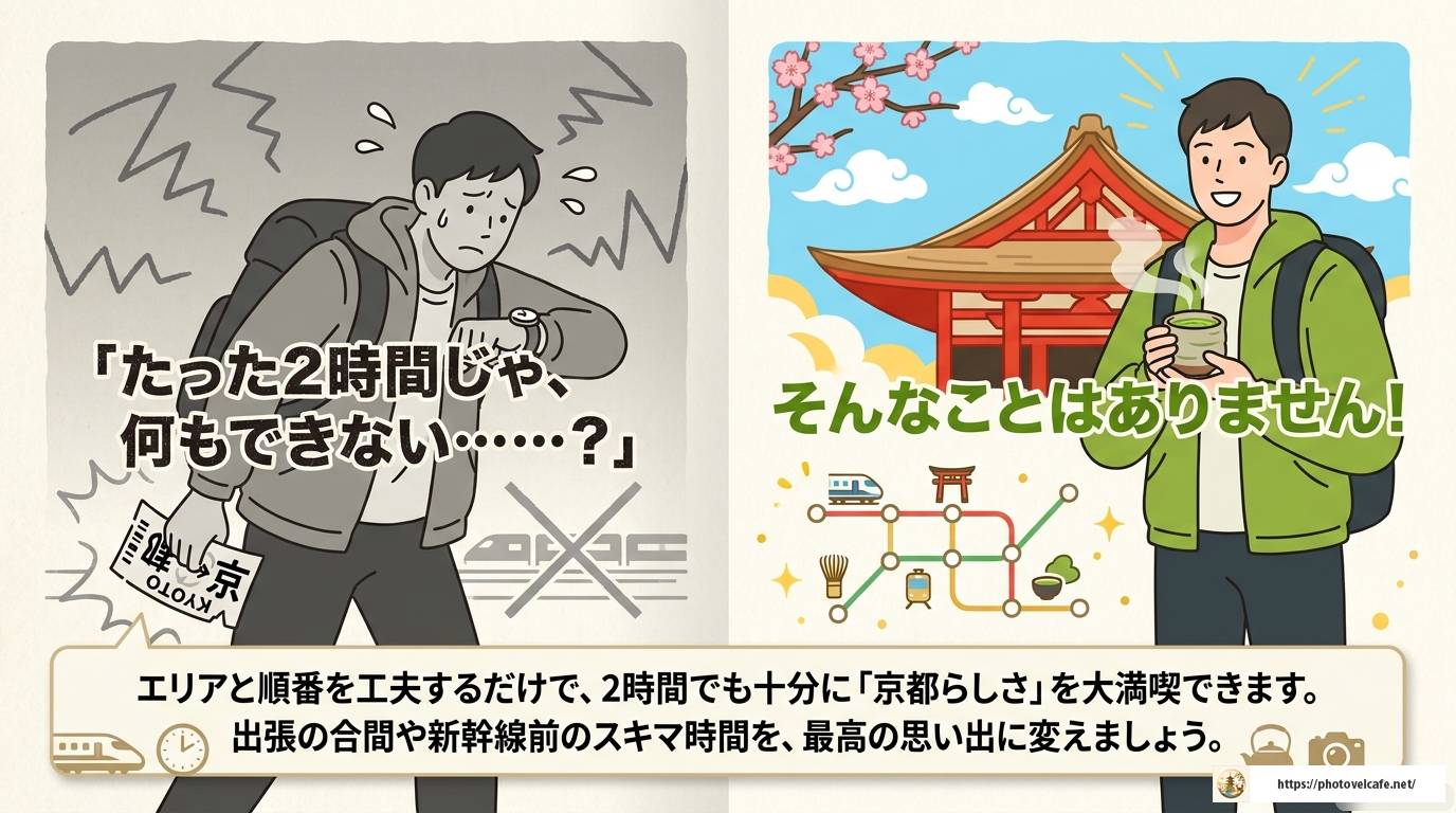 京都観光2時間コース完全ガイド！エリア別おすすめルート
