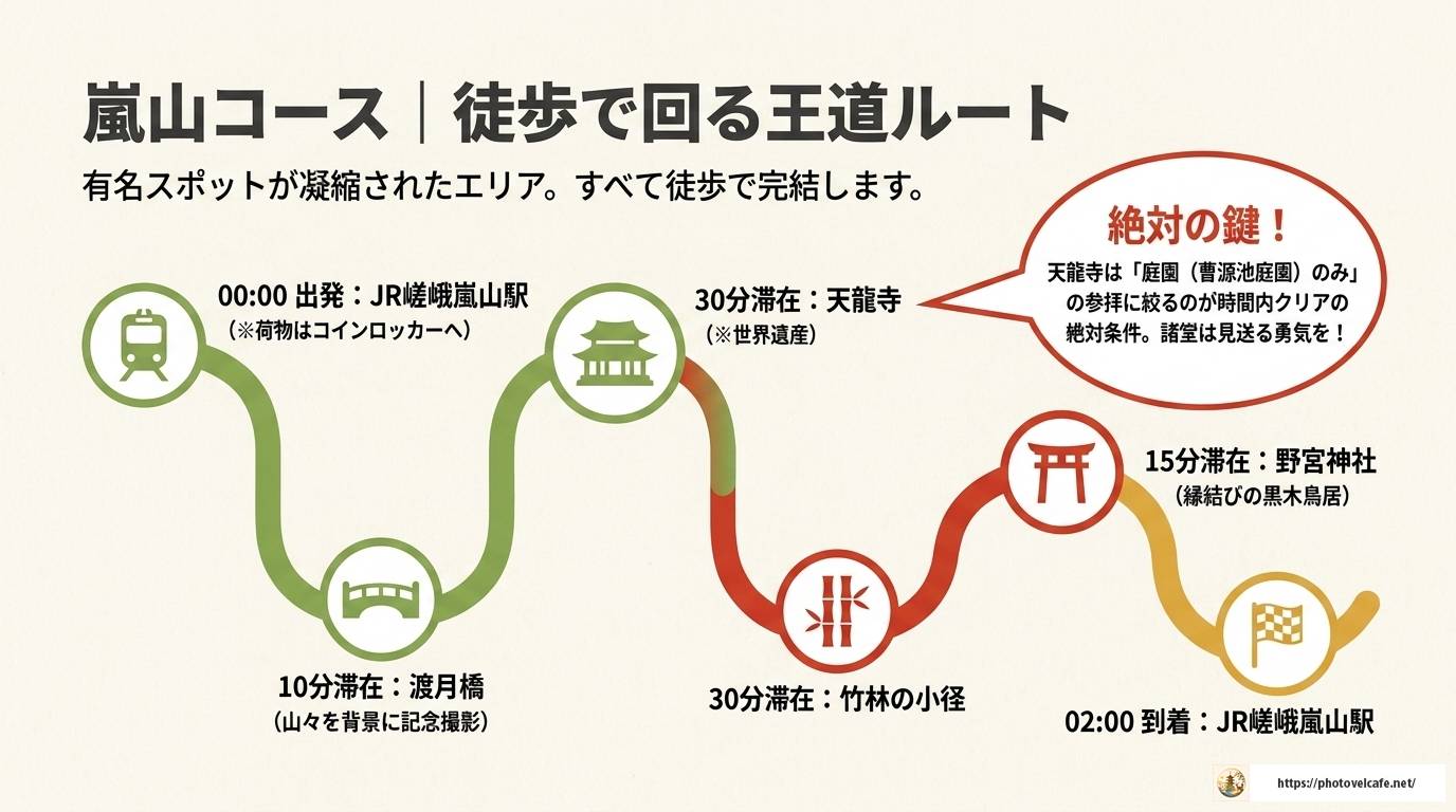 京都観光2時間コース完全ガイド！エリア別おすすめルート