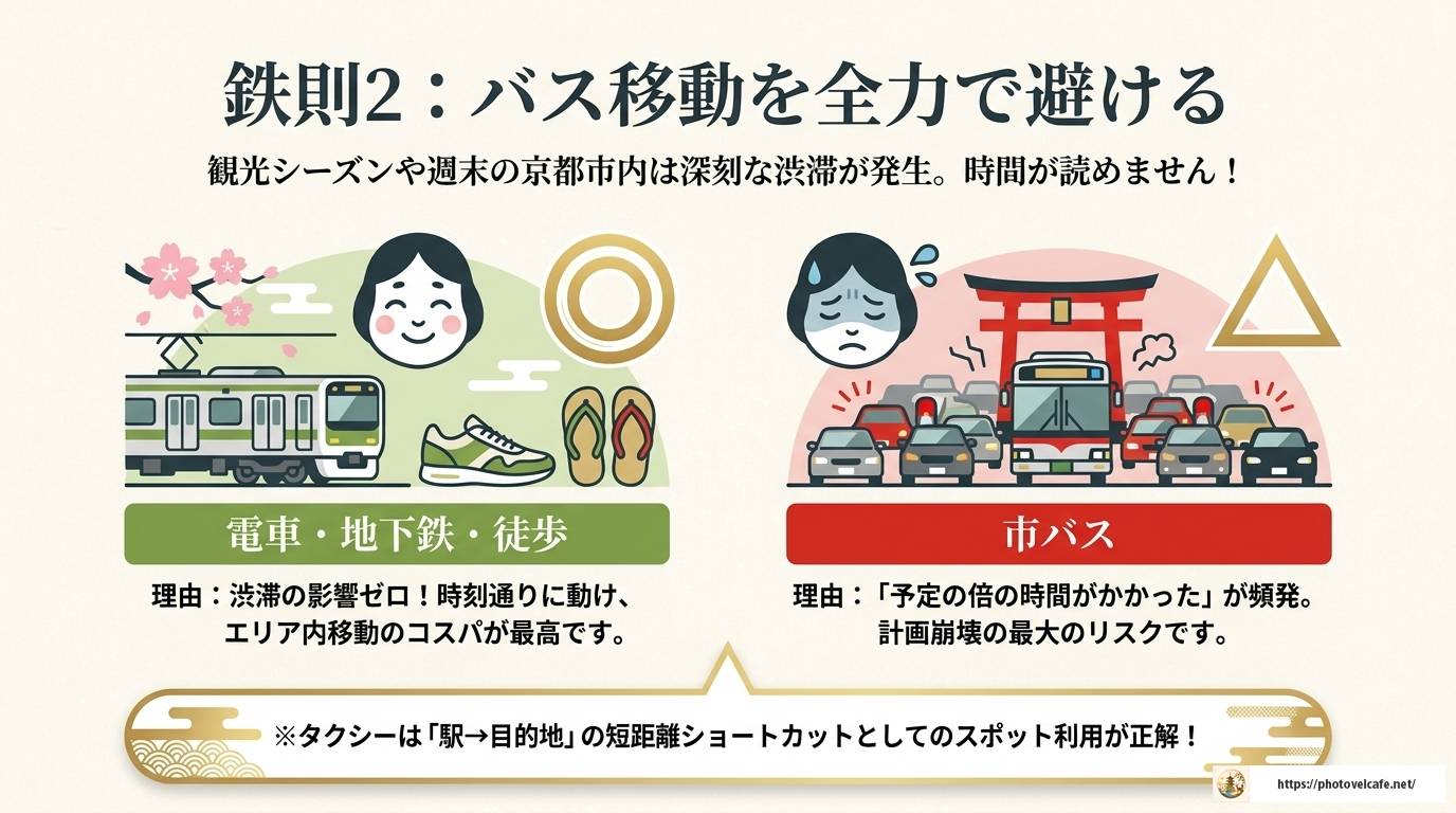 京都観光2時間コース完全ガイド！エリア別おすすめルート