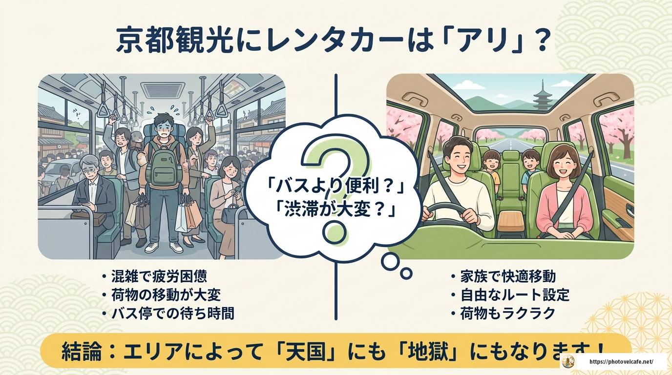 京都をレンタカーで観光する完全ガイド!コースと注意点