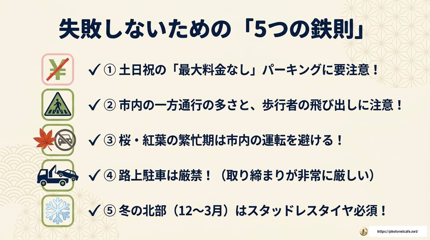 京都をレンタカーで観光する完全ガイド!コースと注意点