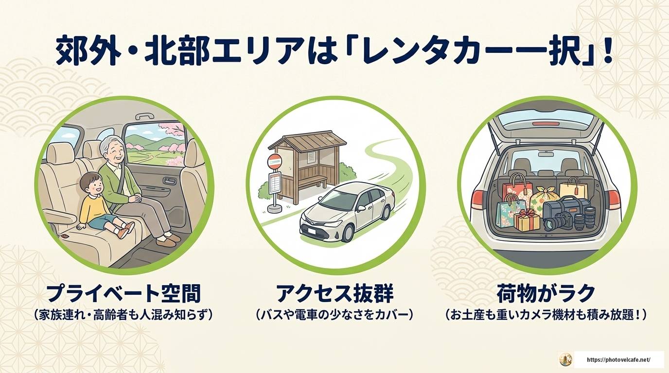 京都をレンタカーで観光する完全ガイド!コースと注意点