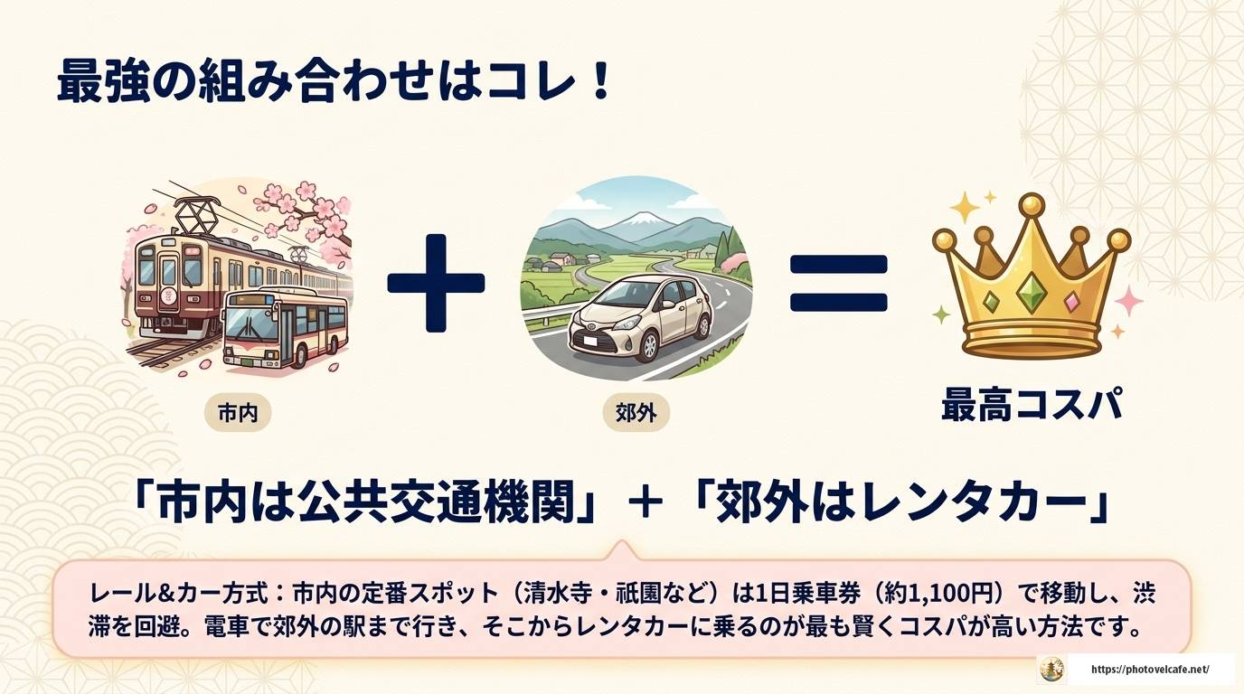 京都をレンタカーで観光する完全ガイド!コースと注意点