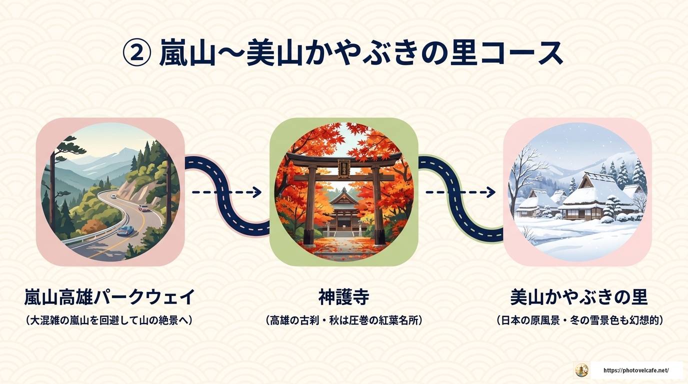 京都をレンタカーで観光する完全ガイド!コースと注意点