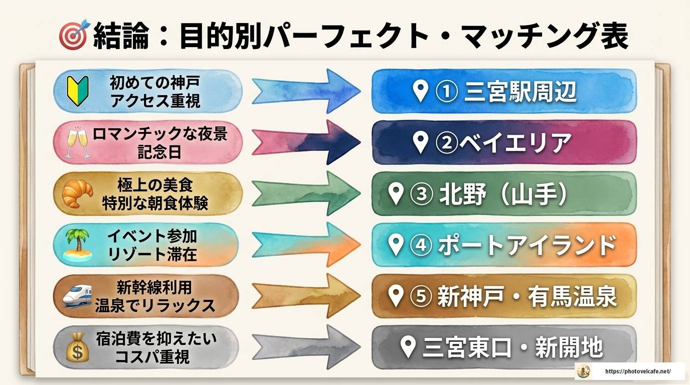 神戸観光のホテルは場所選びで決まる！エリア別完全ガイド