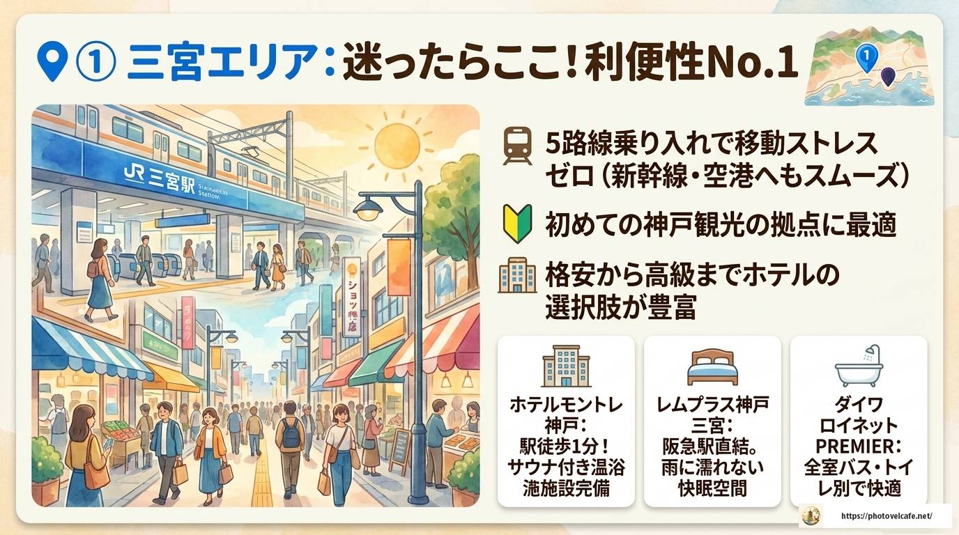 神戸観光のホテルは場所選びで決まる！エリア別完全ガイド