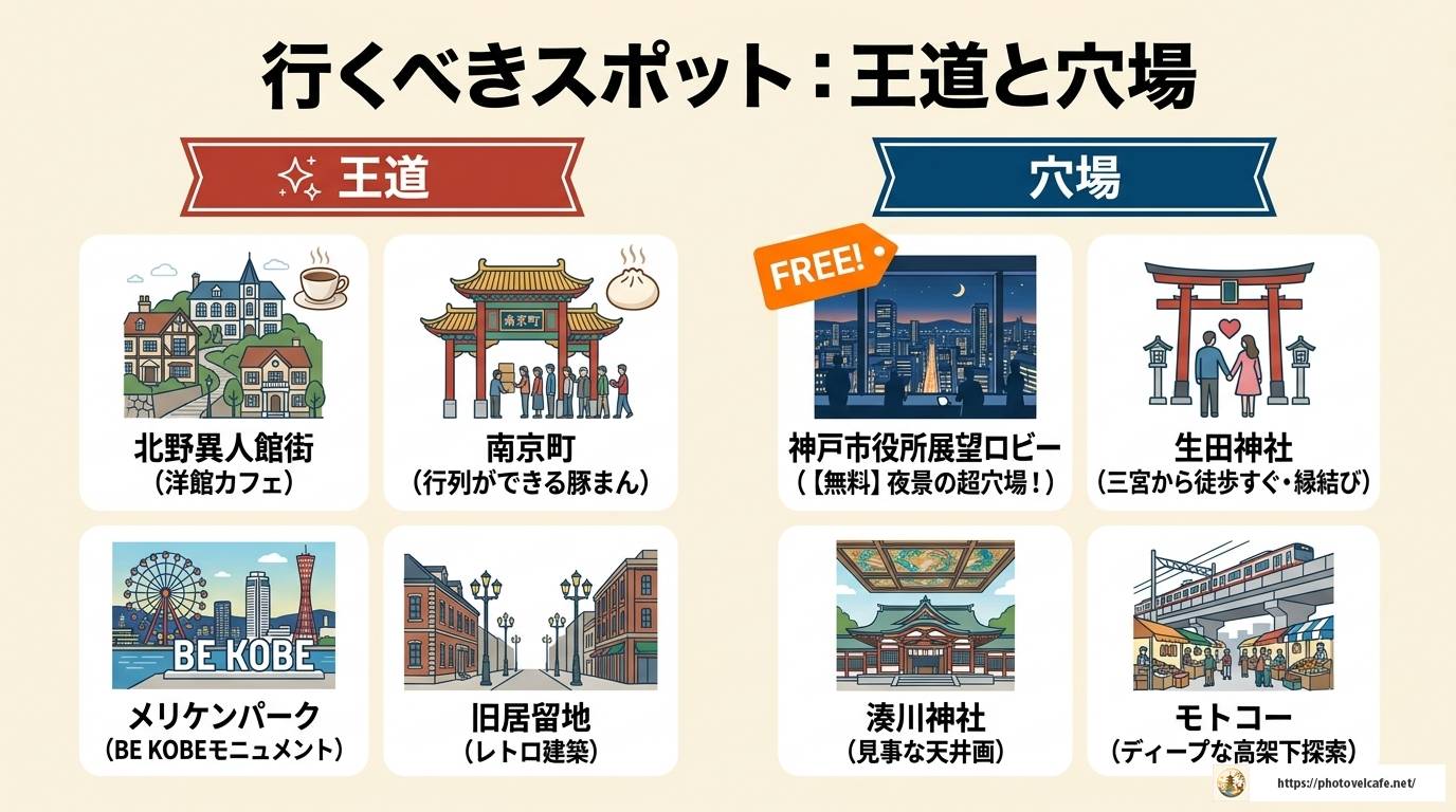神戸観光の知恵袋まとめ！モデルコースと穴場を完全解説
