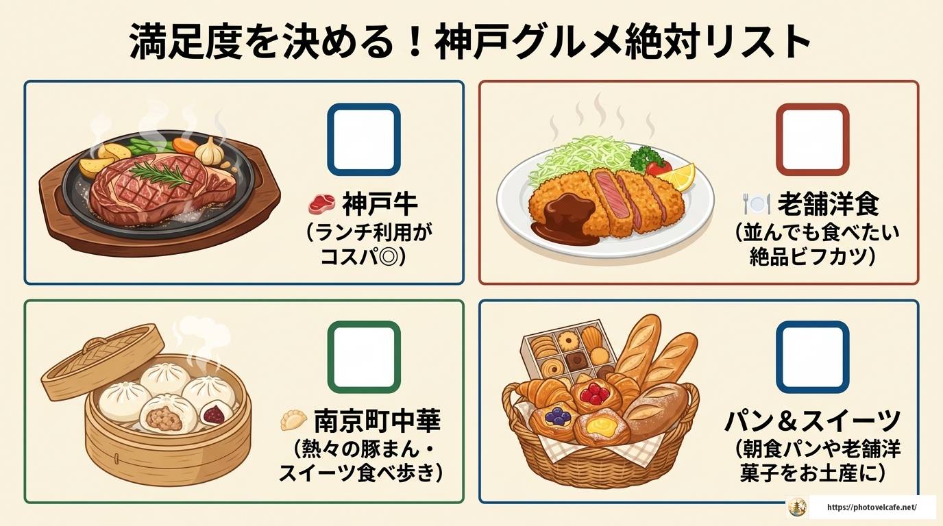 神戸観光の知恵袋まとめ！モデルコースと穴場を完全解説