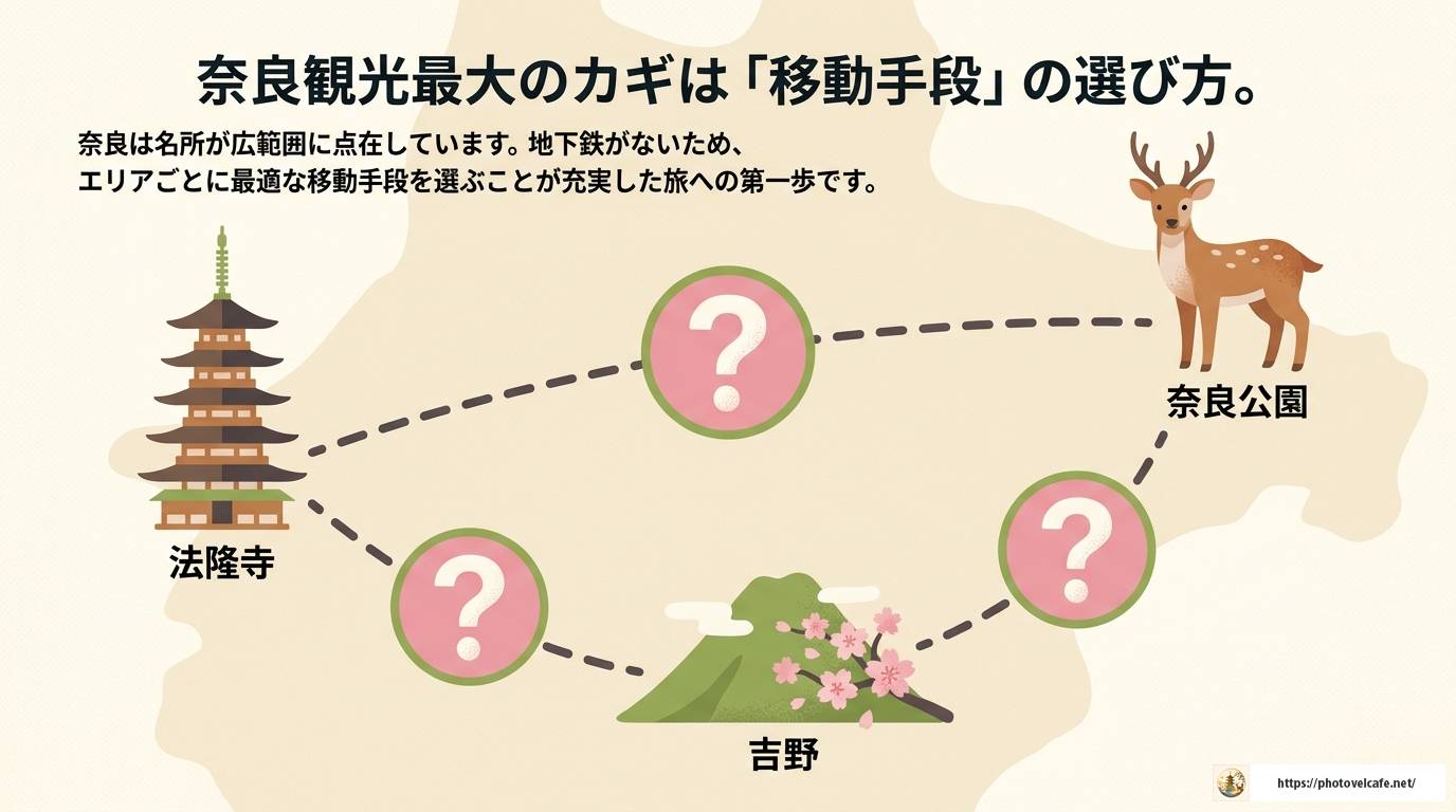 奈良観光の移動手段完全ガイド｜電車・バス・レンタサイクル比較