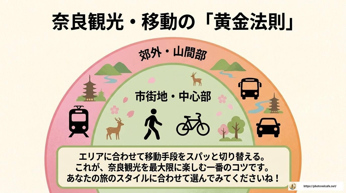 奈良観光の移動手段完全ガイド｜電車・バス・レンタサイクル比較
