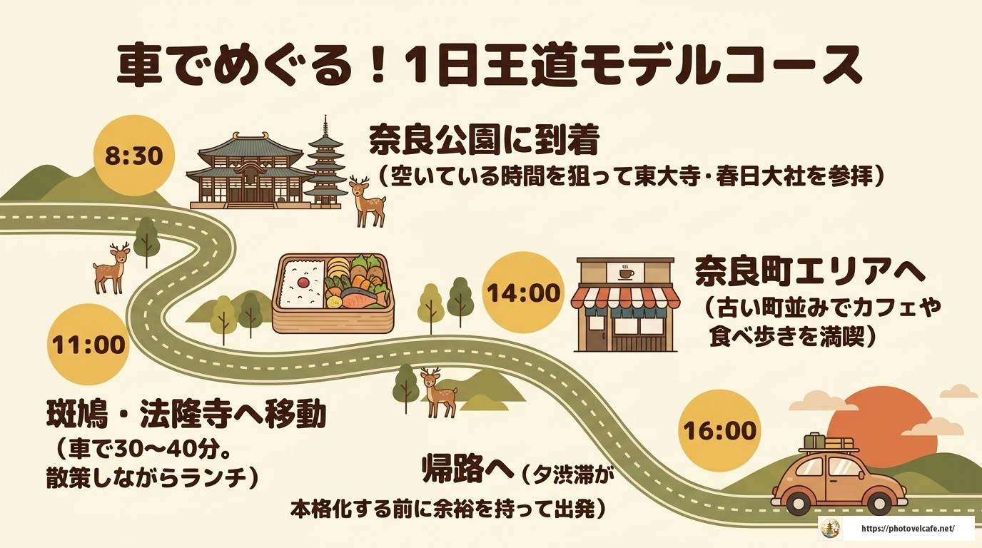 奈良観光は車移動が便利！おすすめルートと駐車場情報を徹底解説