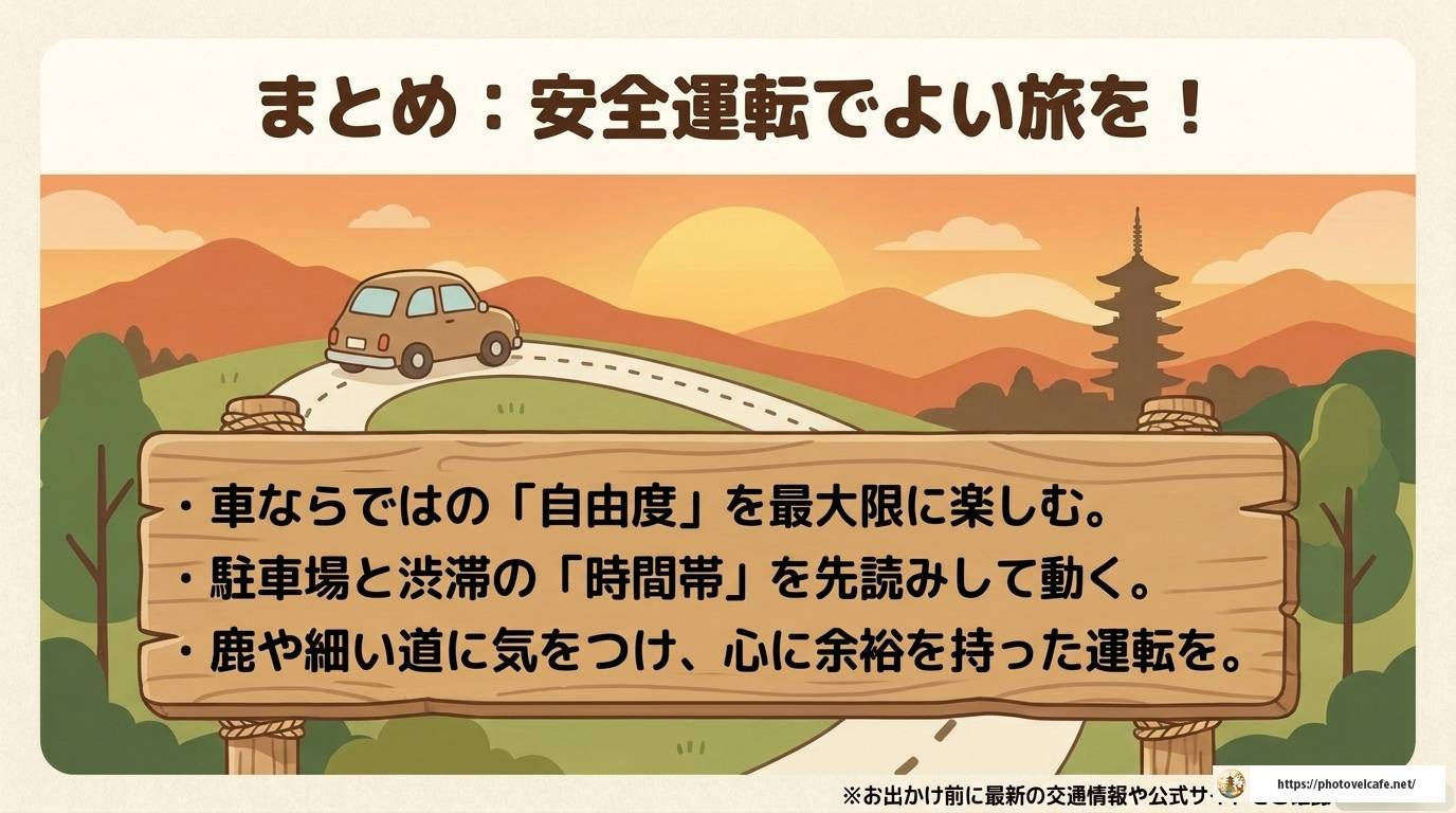 奈良観光は車移動が便利！おすすめルートと駐車場情報を徹底解説